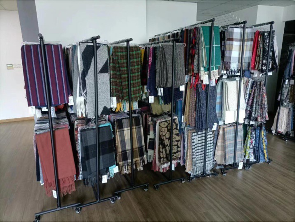everest garment fabric sample room